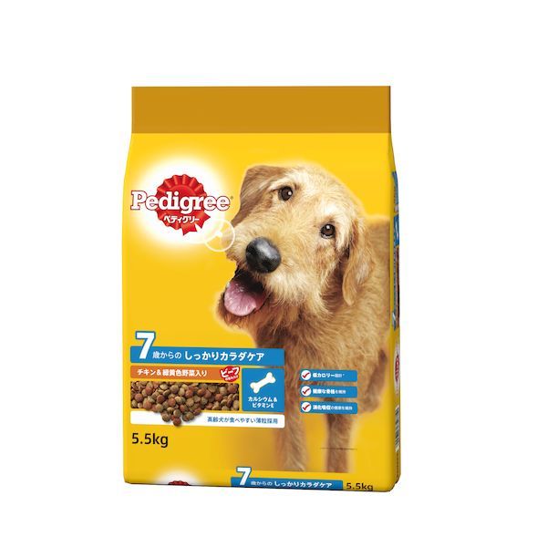 Pedigree - マースジャパンリミテッド PDN23 ペディグリー 7歳から用 ヘルシーチキン＆緑黄色野菜入り 5．5kg