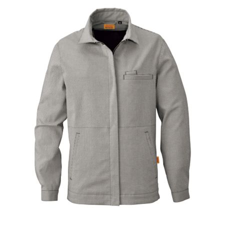 Work Clothes - (LINEクーポン有)4930269129500 SMART WORK WEAR SW119 レデイースギンガムジヤケツト 色：ブラツク サイズ：4L