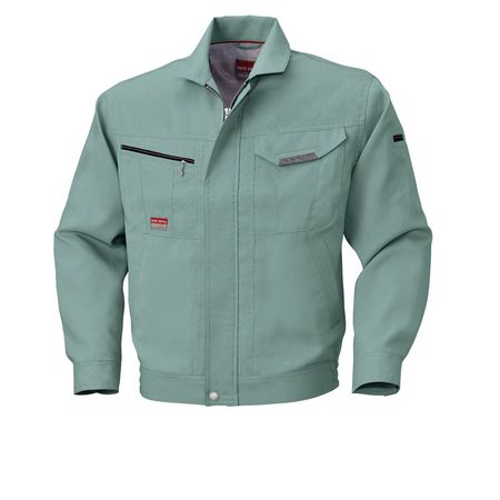 4930269176030 BEE MAX BM547 ナガソデジヤケツト 色：アースグリーン サイズ：S