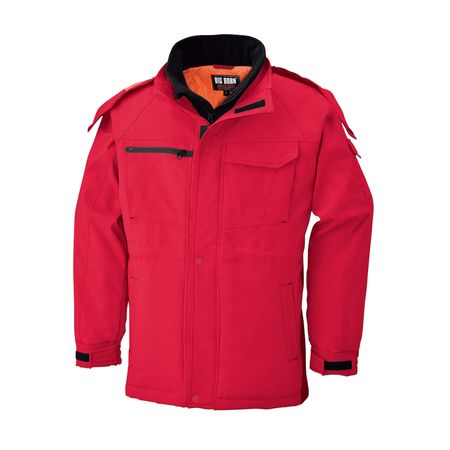 4930269201244 bigborn 8235 ボウカンコート 色:レツドXブラツク サイズ:L