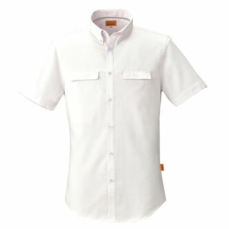樂天商城 - (LINEクーポン有)4930269237915 SMART WORK WEAR SW556 メンズ／レディース半袖シャツ 色：ホワイト サイズ：L