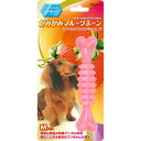 スーパーキャット 4973640415359 かみかみフルーツボーン ストロベリー M ハードタイプ DM-445
