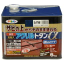 アサヒペン 4970925539380 油性高耐久アクリルトタン用α 6KG なす紺 油性塗料 AP9018284 6KGなす紺 屋根用 トタン用塗料 サビうえ さび上 ペンキ