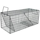 コンパル 4935682030648 スーパー捕獲器【LL】ブラック スーパー捕獲器ブラック 小動物捕獲器スーパー捕獲器ブラック アライグマ捕獲 タイワンリス ...