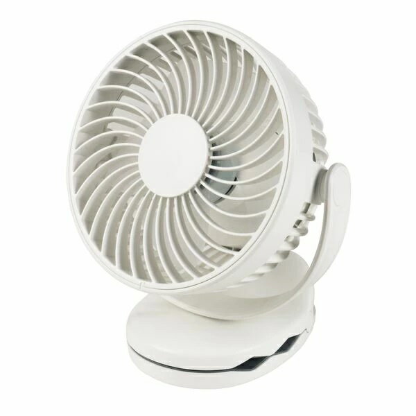 【即納在庫品】テクノス TEKNOS MGC-10U(W) USBマグネットクリップファン ホワイト MGC10U(W)