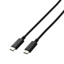 エレコム ELECOM GM-CC20BK USB Type−C ケーブル C to C USB2.0 2m PD 60W 急速充電 PS5 PS4 コントローラー 外付け HDD SSD 等 USB C機器対応 ブラック GMCC20BK