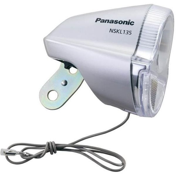 (LINEクーポン有)4938915151752 Panasonic ハブダイナモ用 ライト【足も灯】【NSKL135／J1】 シルバー NSKL135−S