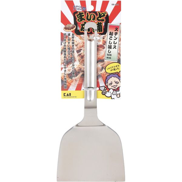 【商品説明】切り分けの際に親指のあたりがやさしい先端形状●本体サイズ(約)：243X105X18mm●商品重量(約)：89g●材質：ステンレススチール●生産国：日本