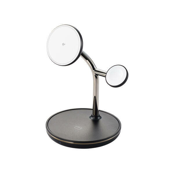 【11/25限定!抽選で最大100%ポイントバック】ELECOM エレコム W-MS08BK ワイヤレス充電器 Qi2 対応 15W / 7.5W / 5W マ...