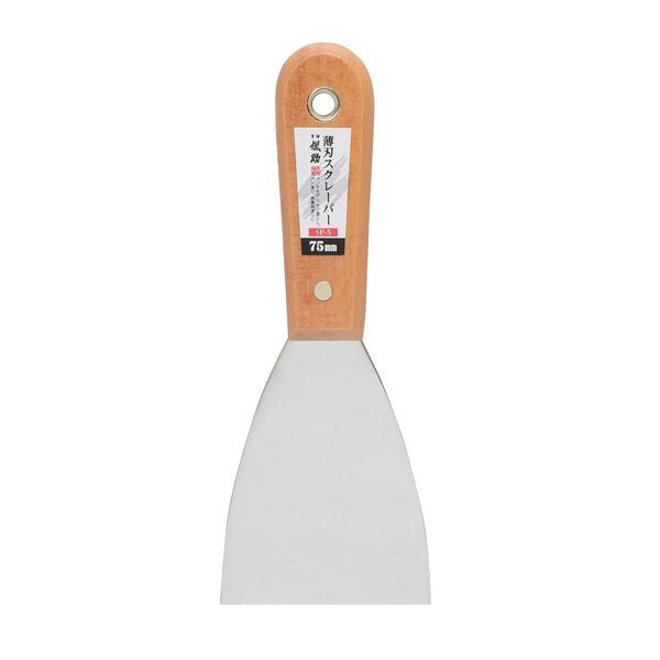 【商品説明】●規格：75mm●ペンキはがし、サビ落とし、パテ塗り、接着剤塗りに●製品サイズ (W)×(H)×(D)mm：75 × 203 × 15●製品重量 (g)：66●パッケージサイズ (W)×(H)×(D)mm：75 × 203 × 15●パッケージ重量 (g)：66●仕様：刃材質：ステンレス鋼3Cr13（304#）●柄材質：やなぎ類似商品はこちら高儀 TAKAGI 1071130 儀助 薄刃355円高儀 TAKAGI 1071120 儀助 薄刃326円高儀 TAKAGI 1068120 儀助 ステ739円高儀 TAKAGI 1071150 儀助 薄刃442円高儀 TAKAGI 1071160 儀助 薄刃489円高儀 TAKAGI 1071110 儀助 薄刃297円高儀 TAKAGI 1071100 儀助 薄刃266円高儀 TAKAGI 1068130 儀助 ステ887円高儀 TAKAGI 1068110 儀助 ステ700円高儀 TAKAGI 1068100 儀助 ステ622円高儀 TAKAGI 1068140 儀助 ステ548円高儀 TAKAGI 1051904 儀助 穴あ280円