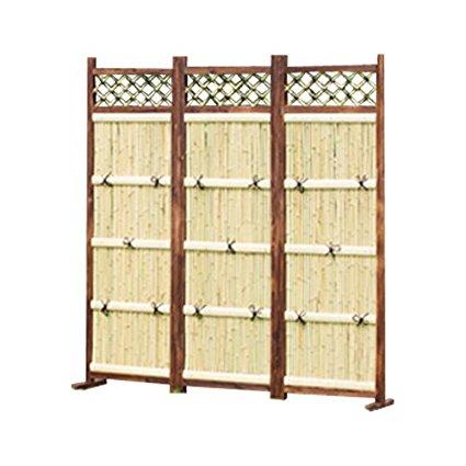 Bamboo - (LINEクーポン有)【個数：1個】4589978082196 直送 代引不可・他メーカー同梱不可 竹垣 縦型 3枚組