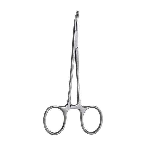 【11/25限定！抽選で最大100％ポイントバック】【個数：1個】4562174281136 直送 代引不可・他メーカー同梱不可 松吉医科器械 MY止血鉗子 モスキート氏 反・有鈎 MY-9198BA 125MM BOX