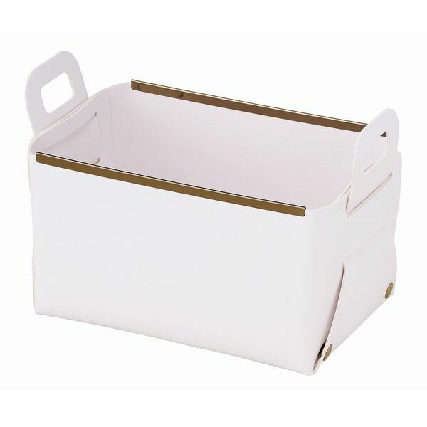 【11/25限定！抽選で最大100％ポイントバック】パール金属 N-7134 フェイクレザー CUBEケース S WHITE N7134【キャンセル不可】