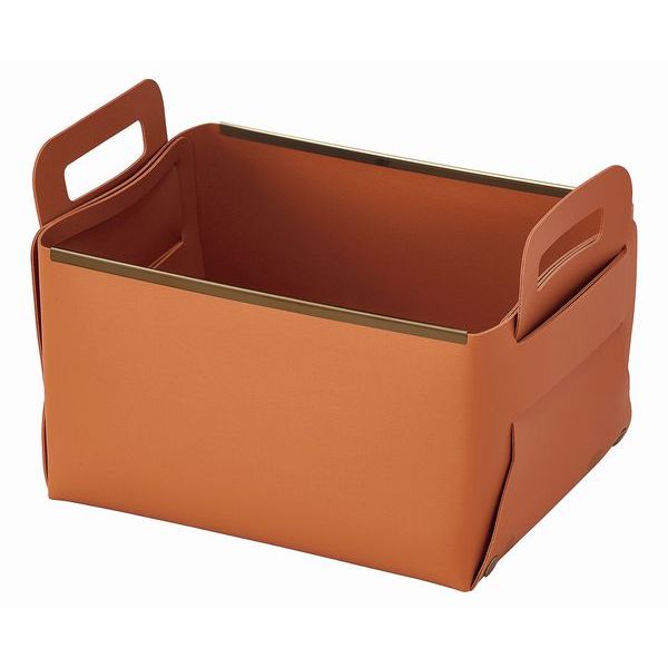 パール金属 N-7136 フェイクレザー CUBEケース M CAMEL N7136【キャンセル不可】