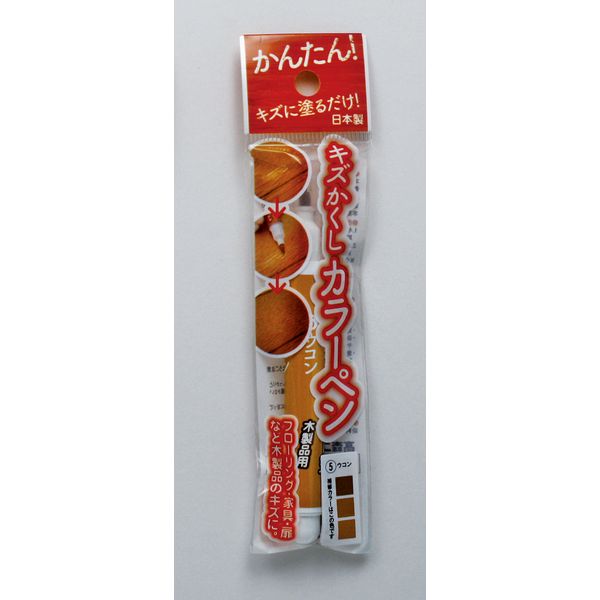 【商品説明】家具・テーブル・イス・扉・フローリング等、キズに塗るだけの簡単補修。木部のすりキズ補修ペンです。 重ね塗りで仕上げの濃さが調整できます。 ＜使用方法＞ (1) キズ周囲のほこり、汚れ、水分等を拭き取ります。 (2) 周囲の色に合わせてキズに塗ります。周囲の色に近づくまで塗り重ねてください。 (3) 塗った後、乾く前にティッシュ、柔らかい布等で軽くこすり、ぼかすと仕上がりがきれいになります。 ＜製品仕様＞ ●成分：染料・エタノール・活性剤 ●サイズ：160mm×40mm×12mm類似商品はこちら高森コーキ RPN-31 キズかくしカラーペン998円高森コーキ RPN-11 キズかくしカラーペン249円高森コーキ RPN-7 キズかくしカラーペン 249円高森コーキ RPN-6 キズかくしカラーペン 249円高森コーキ RPN-14 キズかくしカラーペン249円高森コーキ RPN-13 キズかくしカラーペン249円高森コーキ RPN-2 キズかくしカラーペン 249円高森コーキ RPN-4 キズかくしカラーペン 249円高森コーキ RPN-16 キズかくしカラーペン249円高森コーキ RPN-1 キズかくしカラーペン 249円高森コーキ RPN-12 キズかくしカラーペン249円高森コーキ RPN-17 キズかくしカラーペン249円