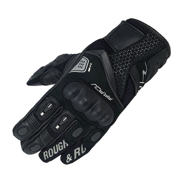 ラフアンドロード RR8027BK/WH3 バイク グローブ アドベンチャーグローブ ブラック／ホワイト L