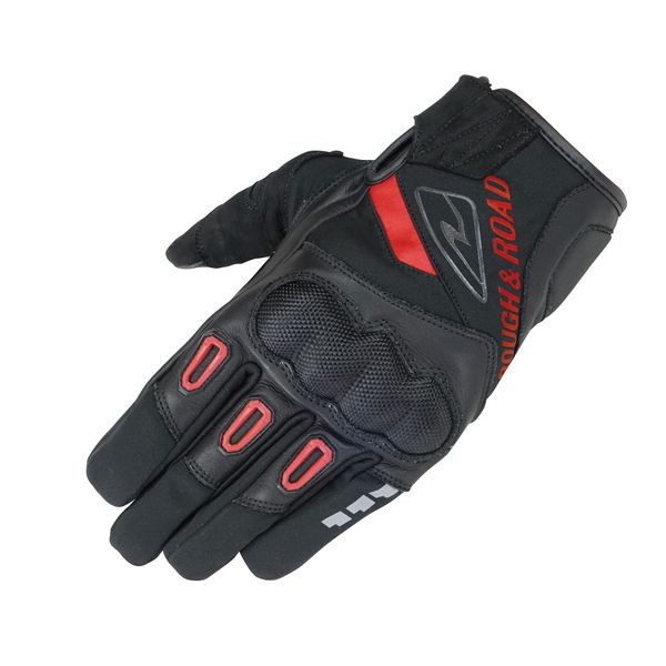 ラフアンドロード RR8659RD5 ウインドガードプロテクショングローブ レッド−XL