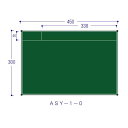 ランドアート ASY-1-0 ハイビスカス スチール製黒板 (ジャパンゴールド) H300×W450mm 工事名なし ASY10