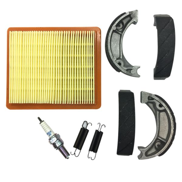 ALBA アルバ 404-RS105 エアフィルター／ブレーキパッド／リアブレーキシュー／NGKスパークプラグ【CR8..