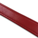 グロンドマン GRONDEMENT T7225C40S0 汎用レザーベルト【タンデムベルト】／カラー：赤／ステッチ：透明／長さ：72cm／幅：2．5cm