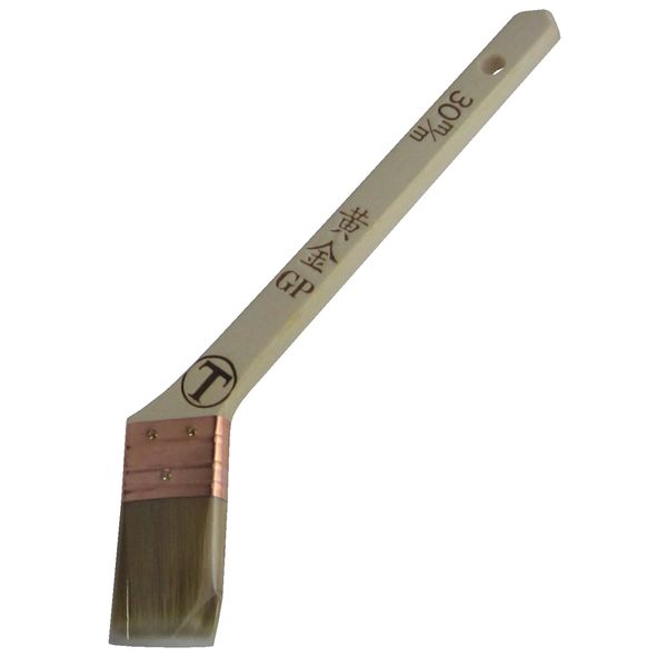 大塚刷毛製造 4560146167501 黄金GP 銅巻 筋違 赤 30ミリ 速乾水性塗料用刷毛 マルテー 速乾水性塗料用..