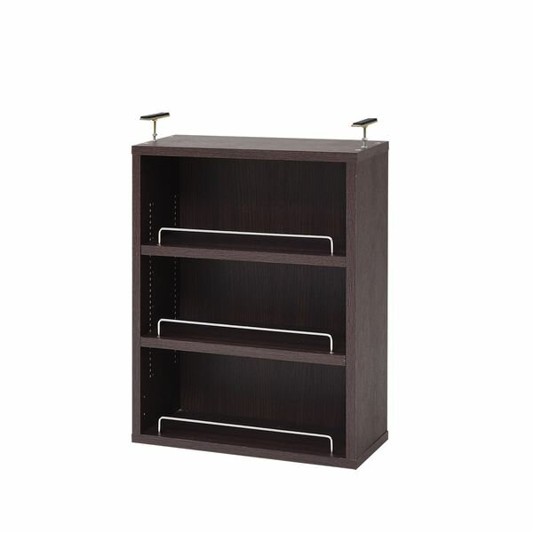 【11/25限定！抽選で最大100％ポイントバック】【お客様組立】JKプラン FRM-0103-DB 直送 代引不可・他メーカー同梱不可 MEMORIA 棚板が1cmピッチで可動する 薄型オープン上置き幅41．5FRM0103DB 本棚 薄型 オープンラ