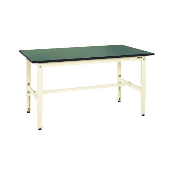 【個人宅配送不可】サカエ TKS-186FEI 直送 代引不可・他メーカー同梱不可 軽量高さ調整作業台TKSタイプ【改正RoHS10物質対応】 TKS186FEI SAKAE アイボリー 組立式