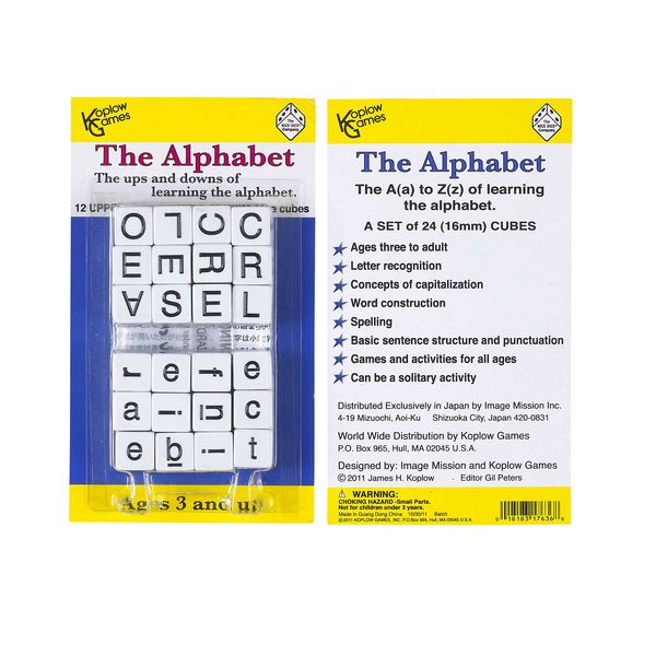 イメージミッション木鏡社 KG00001 The Alphabet－アルファベット学習ダイス－【1個】