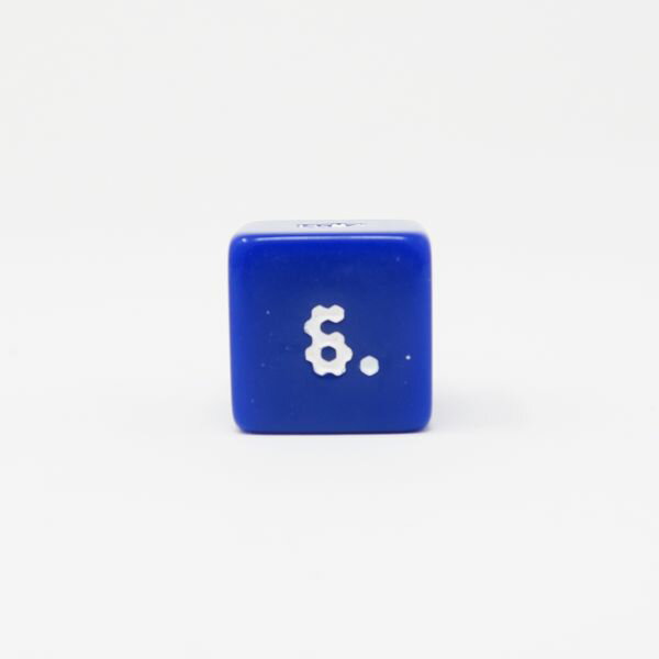 【11/25限定!抽選で最大100%ポイントバック】イメージミッション木鏡社 KGDL017 18mm 6面オプティダイス 青【1個】