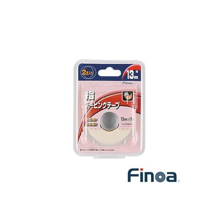 10021-8 Finoa テーピングテープ 指用 固定用非伸縮テープ 1ケース 2個入りX8パック 10021 100218