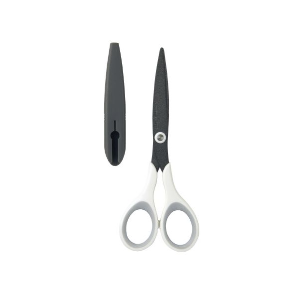 プラス 4977564409524 フィットカットスリム SC−160SF 白灰 ホワイト はさみ グレー スリムスタイル フィットカットスリムスタ...