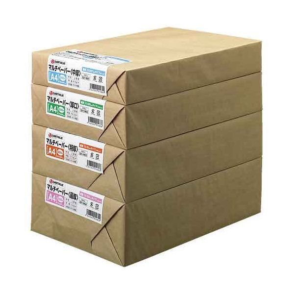 A4 Size Paper - スマートバリュー A044J マルチペーパー最厚 A4 500枚 ジョインテックス 最厚口