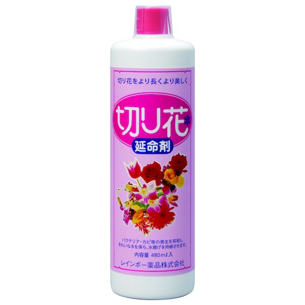 【スーパーSALEサーチ】レインボー薬品 4903471171018 切り花延命剤 480ML