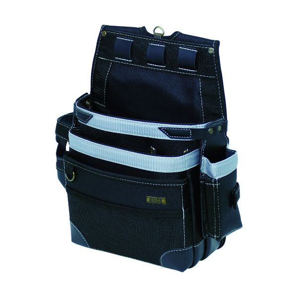 基陽 24208 KH1680D超軽量ネイルバッグ曲尺入 超軽量シリーズ 曲尺入り付 ブラック 曲尺入付 KIYO