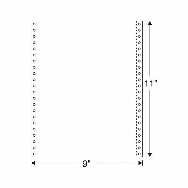 4518486001191 日本通信紙 白紙ストックフォーム 2P 9X11 1000組 WF9X11 2P NCアオ