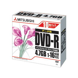 4991348058937 三菱ケミカルメディア DVD－R ＜4．7GB＞ DHR47JPP10 10枚 三菱化学 三菱化学メディア DATA用 PC 1-16倍速対応