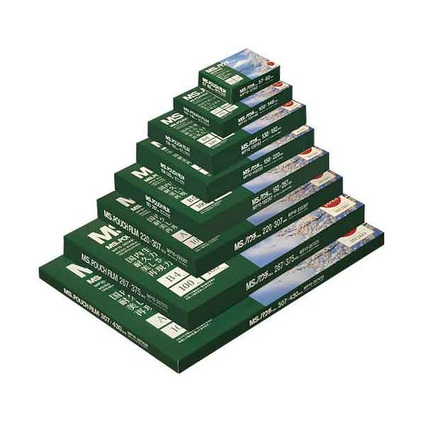 4993460231847 明光商会 パウチフイルム MP10−220307 A4 100枚 5箱 パウチフィルム オフィス文具用品 事務用