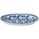 西海陶器 12367  モダンブルー カレー鉢