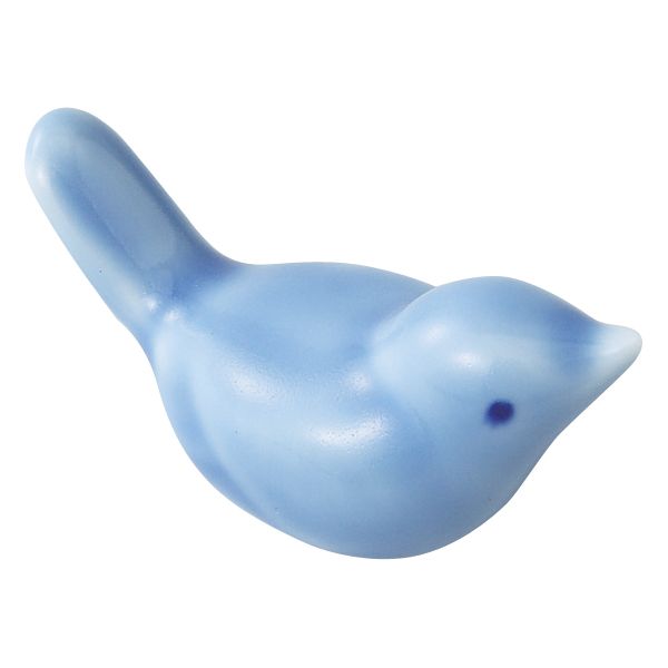 (LINEクーポン有)西海陶器 40021 【5個入】 ことり 箸置 ブルー