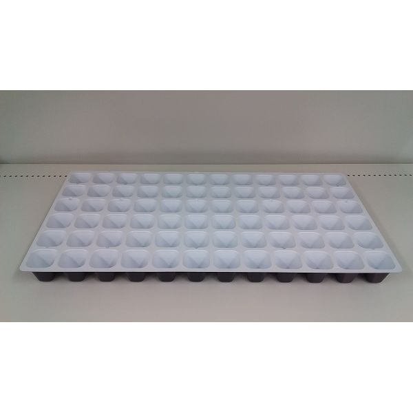 明和 4580166882871 プラグトレー機械用72穴シロクロのサムネイル