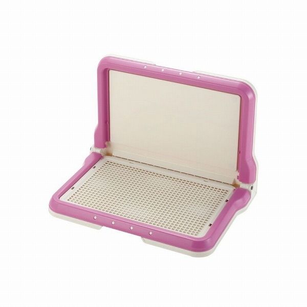 【11/25限定！抽選で最大100％ポイントバック】4973655591352 しつけ用ステップ L型トレー レギュラー ピンク【キャンセル不可】 リッチェル しつけ用ステップL型トレー トイレ ステップL型トレーレギュラー