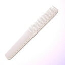 4981104350795 Y.S.PARK カッティングコーム YS−335 ホワイト【キャンセル不可】 パーティングスペースヘッド ブロッキングしやすい ホワイトヘアコーム(4)