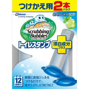 4901609006317 【36個入】 スクラビング バブルトイレスタンプ漂白成分プラスホワイティーシトラスつけかえ用2本2本