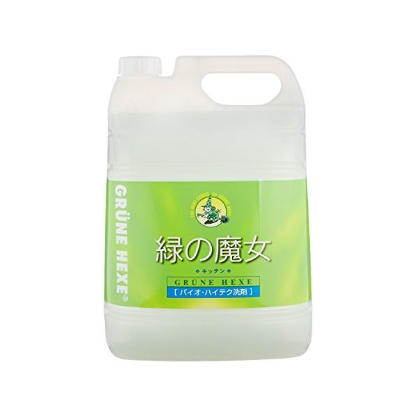 4902875981124 【3個入】 緑の魔女 キッチン業務用 5L【キャンセル不可】 弱酸性 5L102508 緑の魔女キッチン