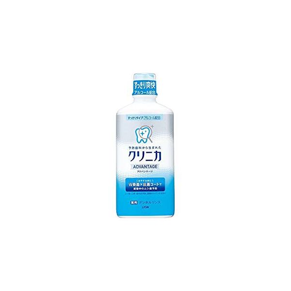 4903301241614 【12個入】 クリニカ アドバンテージデンタルリンス すっきりタイプ アルコール配合 450ML【キャンセル不可】 ライオン クリニカアドバンテージ