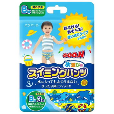 4902011744941 【12個入】 グーン スイミングパンツBIG 3枚 男