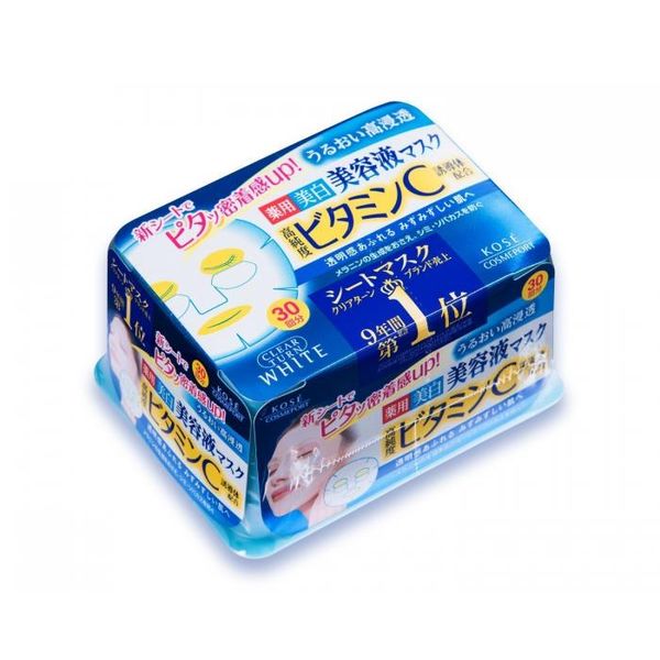 GOSEN - 4971710319361 【24個入】 クリアターン VCエッセンスマスク ビタミンC 30枚