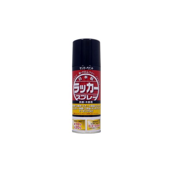 「直送」サンデーペイント 4906754280568 ラッカースプレーJ 300ml つや消し黒 300ml 20007P ツヤケシ黒 tr-8186330 ツヤケシクロ SUNDAY PAINT