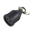 オーム電機 00-8113 【10個入】 【業務用箱入り】2P15A 防水ゴムボディ RK-7215-Z 008113