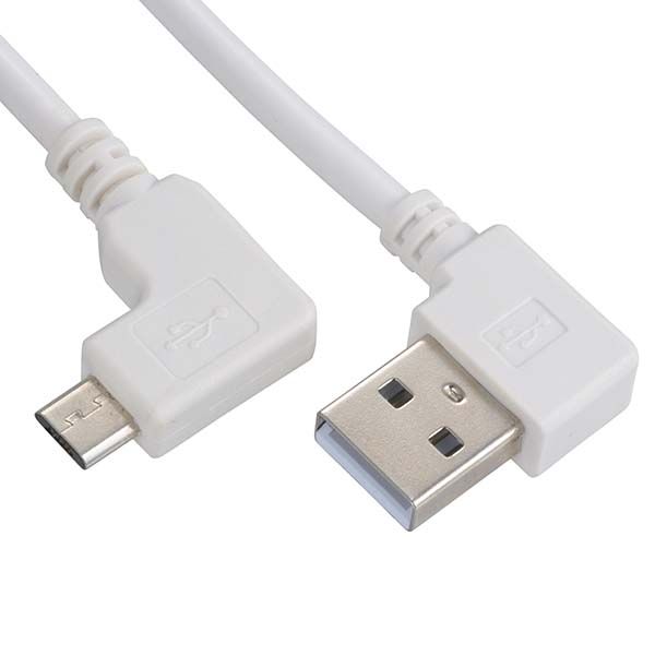 オーム電機 01-3727 USB L −マイクロB L ショートケーブル 15cm SMT−L0ALML2 013727 L型 USB-マイクロB USBショートケーブル